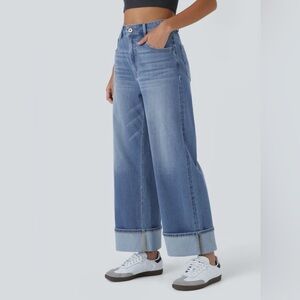 HALARA Light Blue Flare Jeans